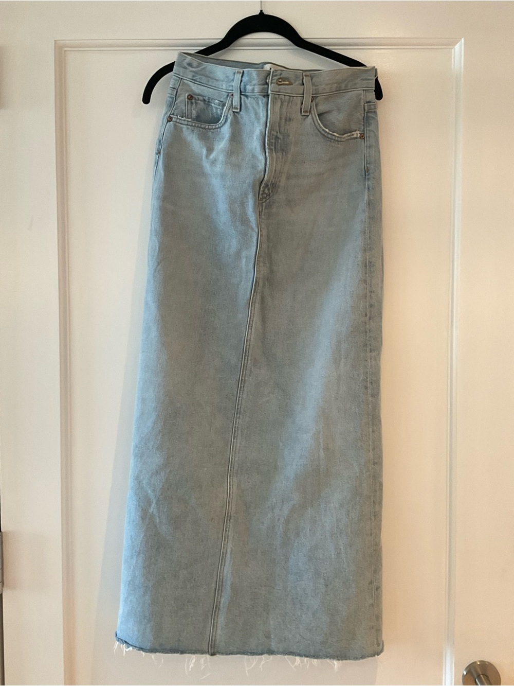 Agolde hills denim Maxi Skirt